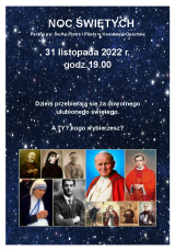 31.10.2022 Noc Wszystkich Świętych 31.10.2022 Noc Wszystkich Świętych