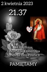 Czuwanie modlitewne ze Św. Janem Pawłem II Czuwanie modlitewne ze Św. Janem Pawłem II